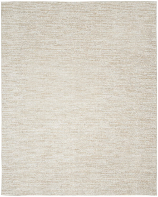 Homeroots 12' X 15' Beige And Ivory Indoor Outdoor Area Rug  Polypropylene 522301