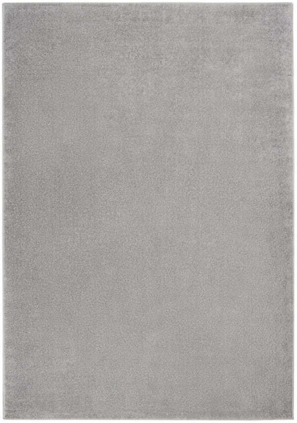 HomeRoots 5' X 8' Power Loomed Area Rug – Timeless Elegance for Any Room, Durable Design for Busy Households Gray 522313