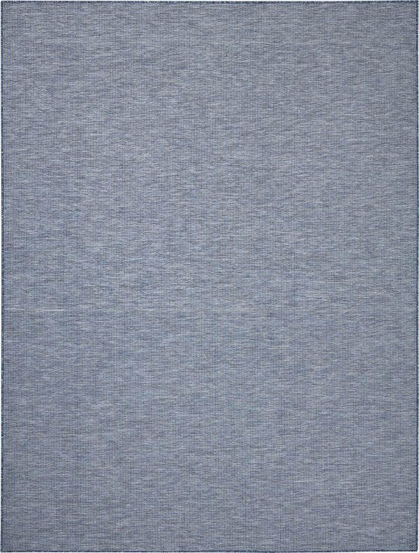 Homeroots 10' X 14' Navy Blue Indoor Outdoor Area Rug  Polypropylene 522322