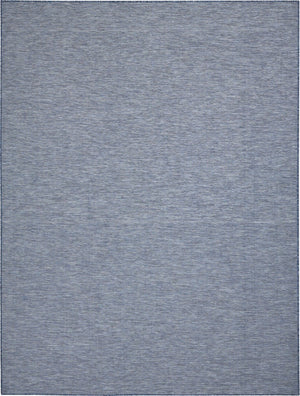HomeRoots 10' Navy Blue Indoor Outdoor Area Rug - Durable, Elegant, Low Maintenance for Patios & Living Rooms 522322