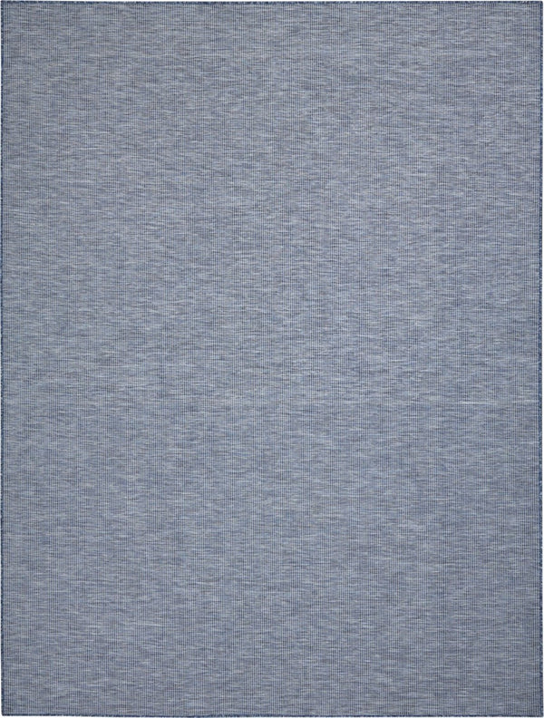 HomeRoots 10' Navy Blue Indoor Outdoor Area Rug - Durable, Elegant, Low Maintenance for Patios & Living Rooms 522322