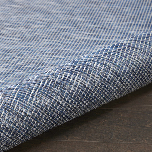 HomeRoots 10' Navy Blue Indoor Outdoor Area Rug - Durable, Elegant, Low Maintenance for Patios & Living Rooms 522322