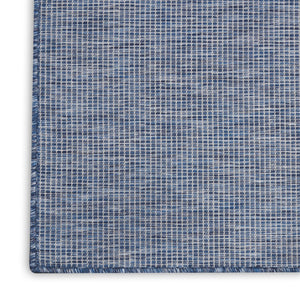 HomeRoots 10' Navy Blue Indoor Outdoor Area Rug - Durable, Elegant, Low Maintenance for Patios & Living Rooms 522322
