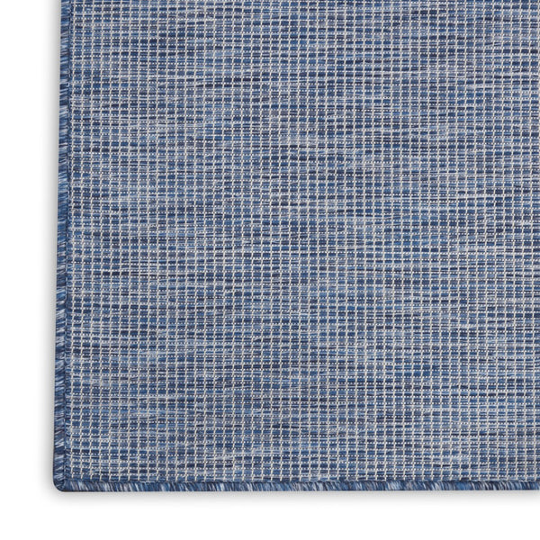 HomeRoots 10' Navy Blue Indoor Outdoor Area Rug - Durable, Elegant, Low Maintenance for Patios & Living Rooms 522322