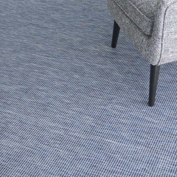 HomeRoots 10' Navy Blue Indoor Outdoor Area Rug - Durable, Elegant, Low Maintenance for Patios & Living Rooms 522322