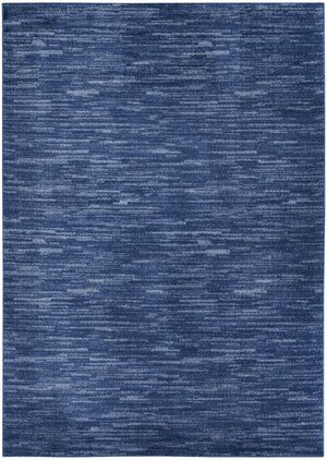 Homeroots 5' X 8' Navy Blue Power Loom Area Rug  Polypropylene 522323