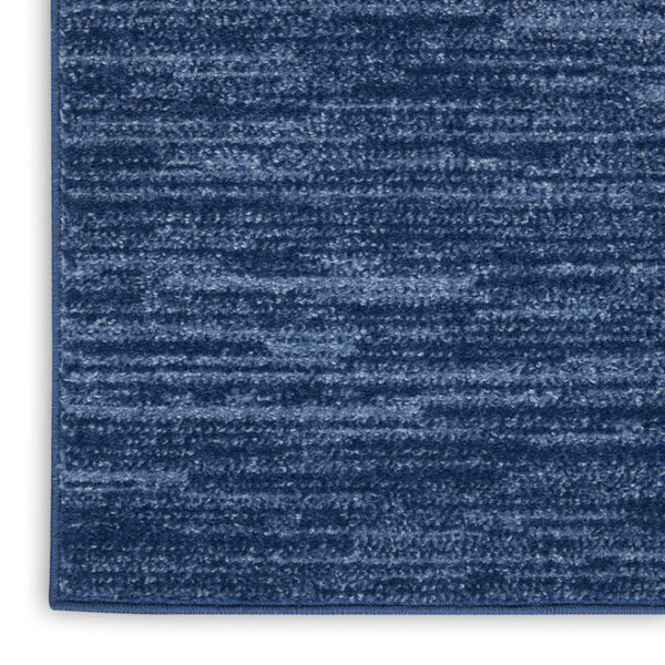 HomeRoots 5' X 8' Power Loomed Area Rug – Timeless Elegance for Any Room, Durable Design for Busy Households Navy Blue 522323