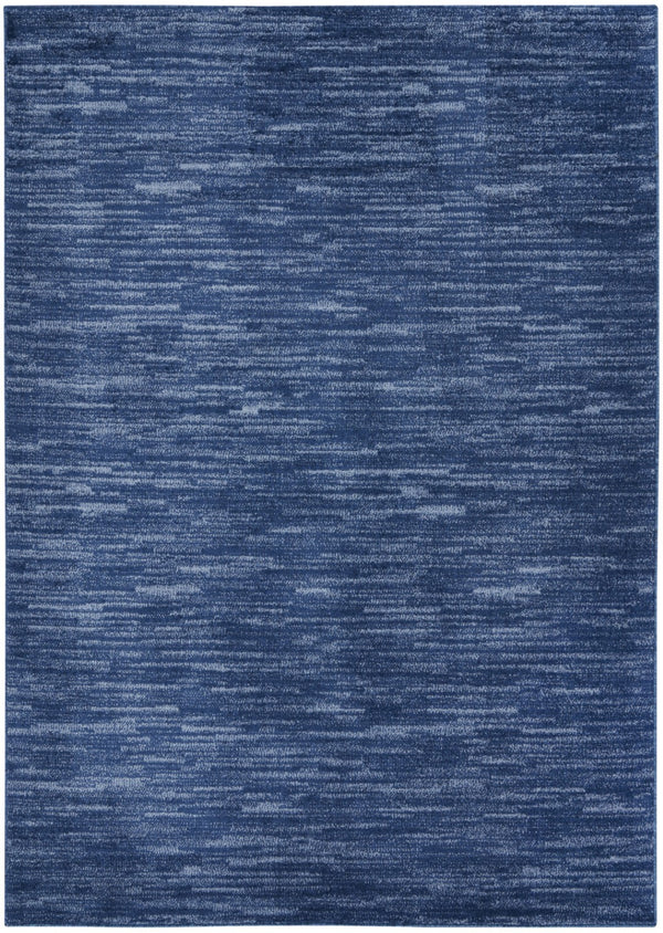 HomeRoots 5' X 8' Power Loomed Area Rug – Timeless Elegance for Any Room, Durable Design for Busy Households Navy Blue 522323