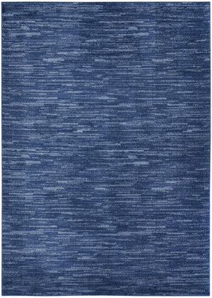 HomeRoots 5' X 8' Power Loomed Area Rug – Timeless Elegance for Any Room, Durable Design for Busy Households Navy Blue 522323