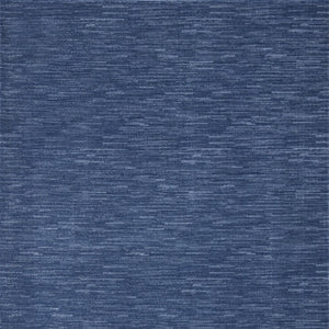 HomeRoots 8' X 11' Navy Blue Area Rug – Stylish Indoor/Outdoor Accent, Durable, Easy Care for High-Traffic Spaces 522324