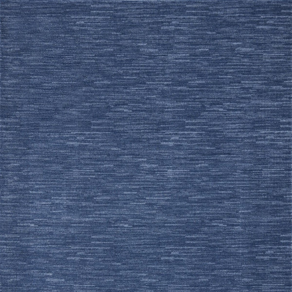 HomeRoots 8' X 11' Navy Blue Area Rug – Stylish Indoor/Outdoor Accent, Durable, Easy Care for High-Traffic Spaces 522324