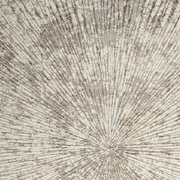 HomeRoots 5' Contemporary Gray and Ivory Abstract Area Rug – Durable, Low-Maintenance Design for Any Room 9' X 12' 522355