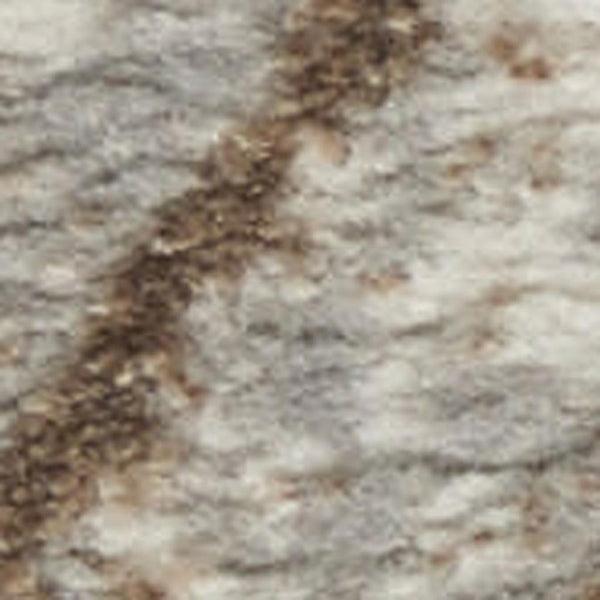 HomeRoots 12' Contemporary Gray and Brown Abstract Area Rug - Durable, Stylish, and Perfect for High-Traffic Areas 522357