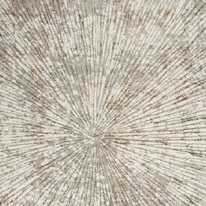 Homeroots 12' X 15' Gray Abstract Power Loom Area Rug  Polypropylene 522357