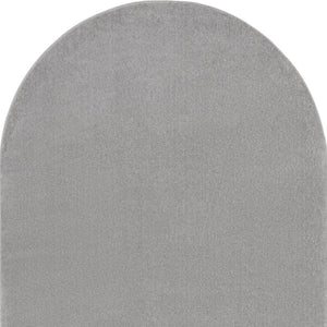 HomeRoots 6' X 9' Versatile Indoor Outdoor Area Rug for Stylish Living Spaces and Patios - Durable & Easy Care Gray 522361