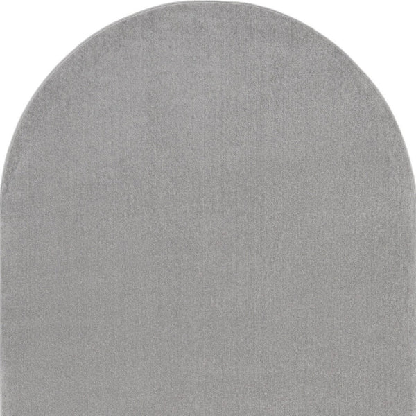 HomeRoots 6' X 9' Versatile Indoor Outdoor Area Rug for Stylish Living Spaces and Patios - Durable & Easy Care Gray 522361