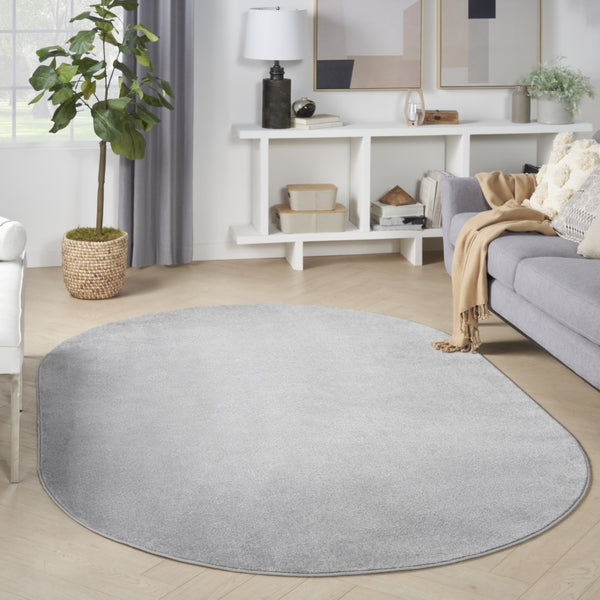 HomeRoots 6' X 9' Versatile Indoor Outdoor Area Rug for Stylish Living Spaces and Patios - Durable & Easy Care Gray 522361