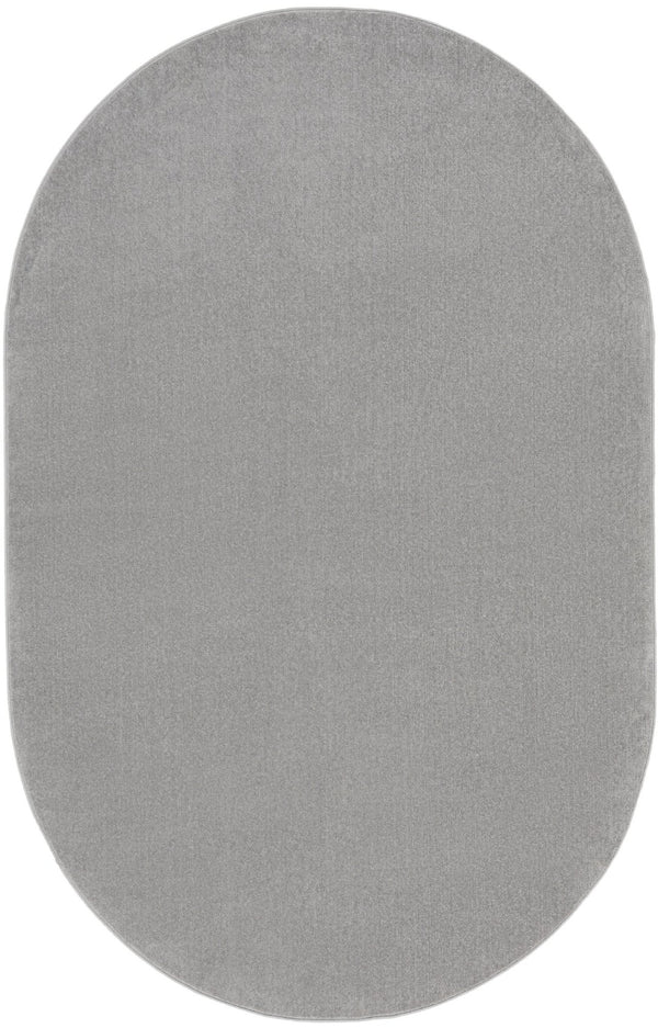 HomeRoots 6' X 9' Versatile Indoor Outdoor Area Rug for Stylish Living Spaces and Patios - Durable & Easy Care Gray 522361