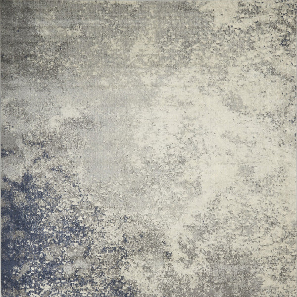 Homeroots 9' X 12' Black Abstract Power Loom Area Rug  Polypropylene 522403