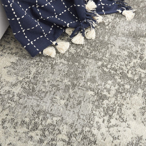 Homeroots 9' X 12' Black Abstract Power Loom Area Rug  Polypropylene 522403