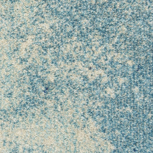 HomeRoots 9' X 12' Black Abstract Area Rug - Contemporary Power Loom Design for Cozy Modern Living Spaces Blue 522406