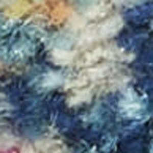 HomeRoots 9' Light Blue Floral Power Loom Area Rug - Elegant, Durable, Versatile Design for Any Room Decor 522418