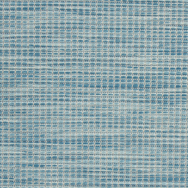 Homeroots 6' Aqua Round Power Loom Area Rug  Polypropylene 522440