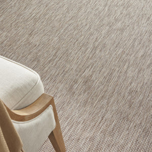 HomeRoots 8' Beige Round Area Rug - Stylish, Durable Indoor/Outdoor Floor Covering for Patios & Family Rooms 522447
