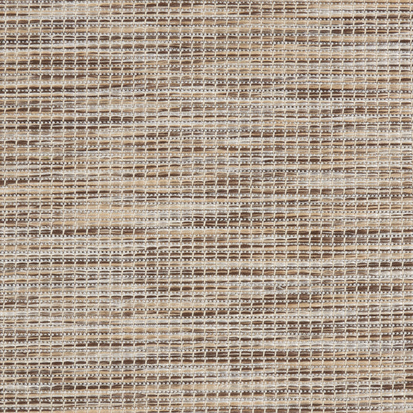 Homeroots 6' Beige Round Power Loom Area Rug  Polypropylene 522450