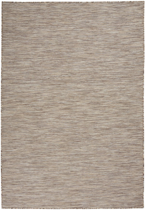 Homeroots 5' X 7' Beige Indoor Outdoor Area Rug  Polypropylene 522451