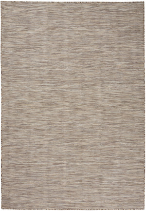 Homeroots 5' X 7' Beige Indoor Outdoor Area Rug  Polypropylene 522451