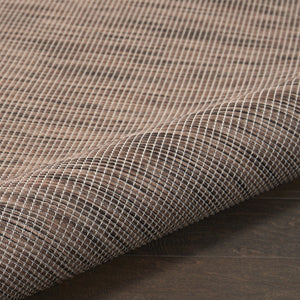 HomeRoots 8' Brown Power Loom Area Rug - Durable Flatweave Design for Modern Spaces and High-Traffic Areas 8' Round Round 522491