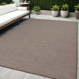 Homeroots 5' X 7' Natural Indoor Outdoor Area Rug  Polypropylene 522495