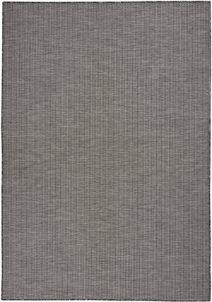 Homeroots 5' X 7' Charcoal Indoor Outdoor Area Rug  Polypropylene 522505