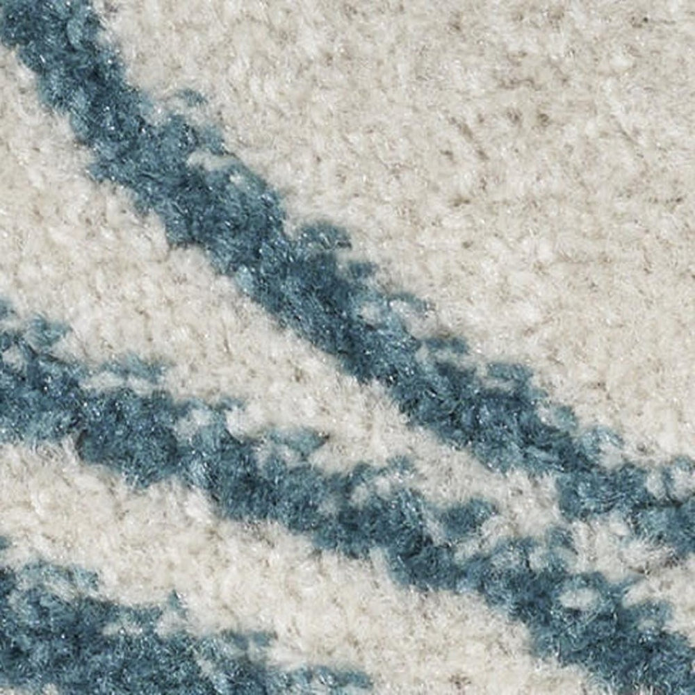 HomeRoots 8' Cream Floral Power Loom Area Rug - Timeless Elegance and Cozy Comfort for Any Room Decor 5' X 7' 522510