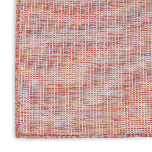 HomeRoots 8' X 10' Rainbow Area Rug - Durable, Water-Resistant Flatweave for Indoor/Outdoor Use & Easy Care 522521