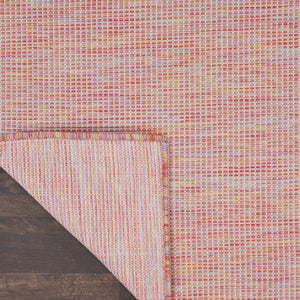 HomeRoots 8' X 10' Rainbow Area Rug - Durable, Water-Resistant Flatweave for Indoor/Outdoor Use & Easy Care 522521