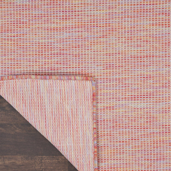 HomeRoots 8' X 10' Rainbow Area Rug - Durable, Water-Resistant Flatweave for Indoor/Outdoor Use & Easy Care 522521