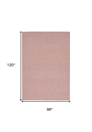 Homeroots 8' X 10' Rainbow Indoor Outdoor Area Rug  Polypropylene 522521