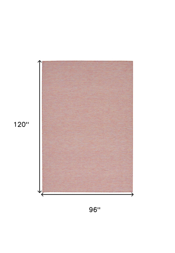 Homeroots 8' X 10' Rainbow Indoor Outdoor Area Rug  Polypropylene 522521