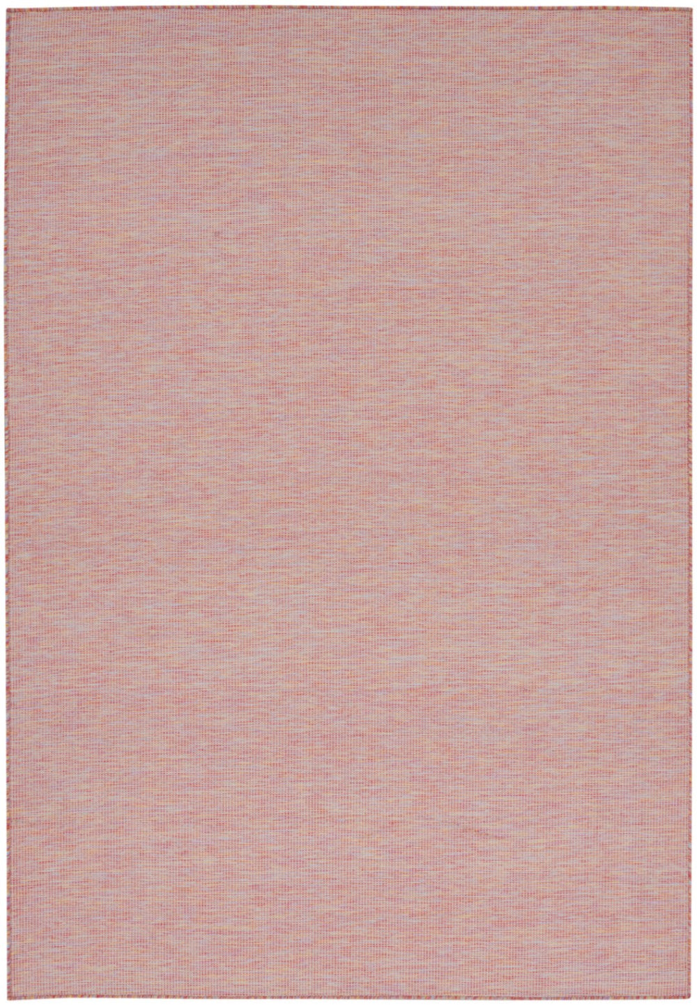 HomeRoots 7' X 10' Vibrant Rainbow Indoor Outdoor Area Rug - Durable, Water-Resistant, Easy-Care Flatweave Design 522524