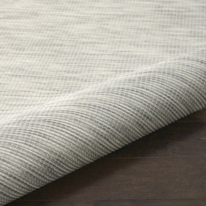 Homeroots 6' Gray Round Power Loom Area Rug  Polypropylene 522549