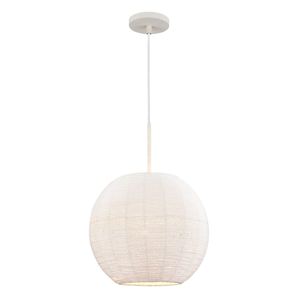 Sophie 14'' Wide 1-Light Pendant - White Coral 52255/1 Elk Lighting