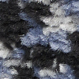 HomeRoots 5' Blue and Black Abstract Area Rug - Modern Design for High-Traffic Spaces, Durable & Stylish Decor 5' X 7' 522555