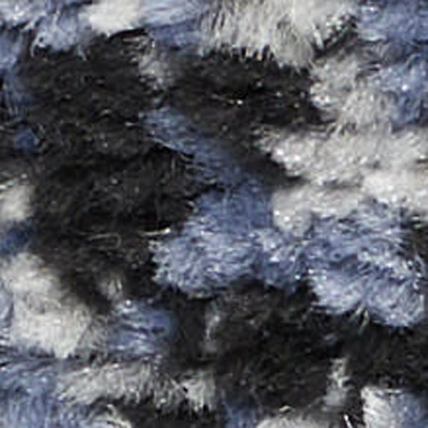 HomeRoots 5' Blue and Black Abstract Area Rug - Modern Design for High-Traffic Spaces, Durable & Stylish Decor 5' X 7' 522555