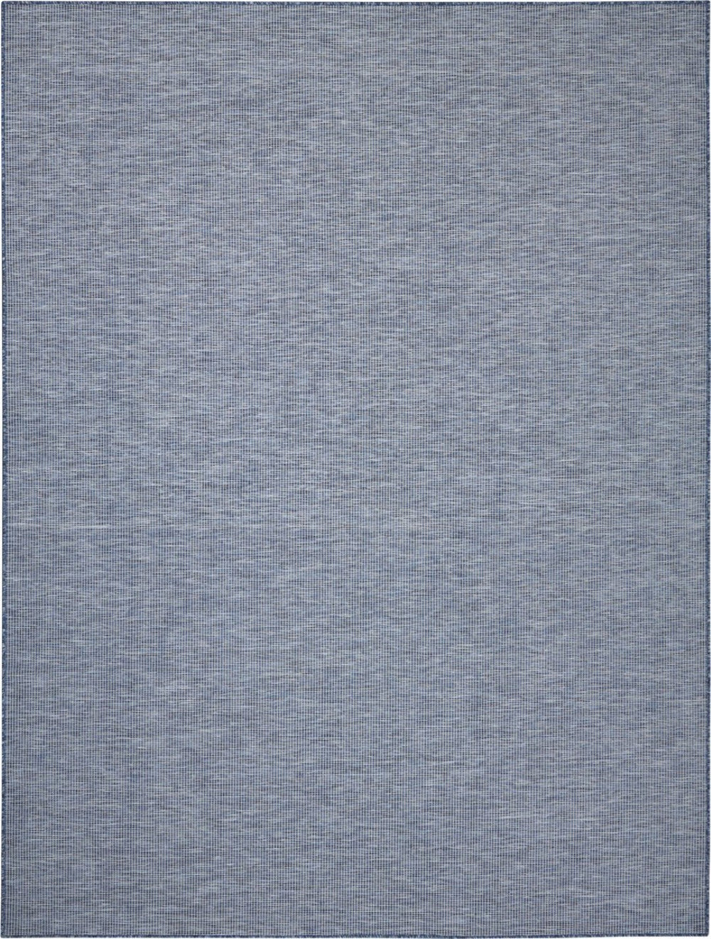 HomeRoots 8' X 10' Navy Blue Indoor Outdoor Area Rug – Durable, Stylish, Easy-Care Flatweave for Any Space! 522565