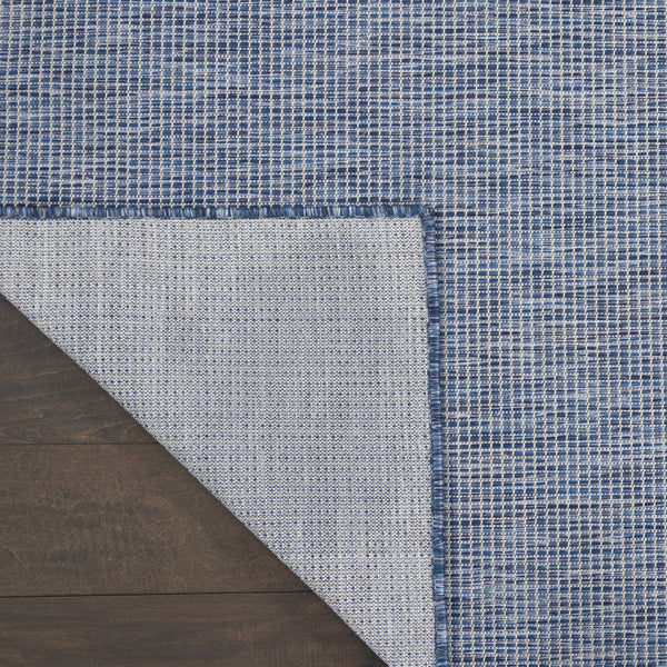 Homeroots 7' X 10' Navy Blue Indoor Outdoor Area Rug  Polypropylene 522568