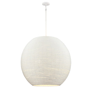 Sophie 30.5'' Wide 4-Light Pendant - White Coral 52257/4 Elk Lighting