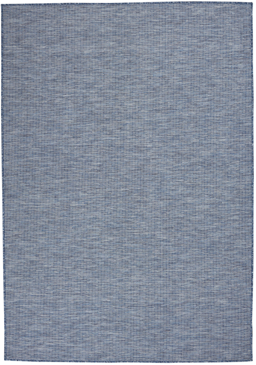 Homeroots 5' X 7' Navy Blue Indoor Outdoor Area Rug  Polypropylene 522571