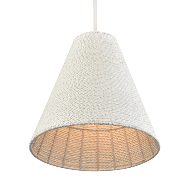 Sophie 16'' Wide 1-Light Pendant - White Coral 52258/1 Elk Lighting